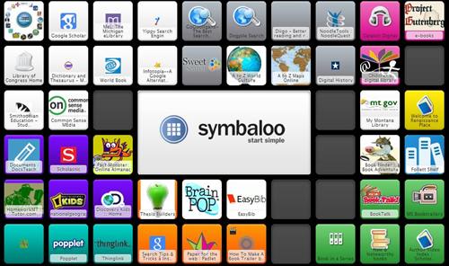 Middle School Library Symbaloo 